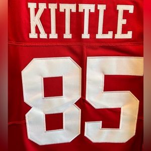 49ers George Kittle Scarlet Jersey